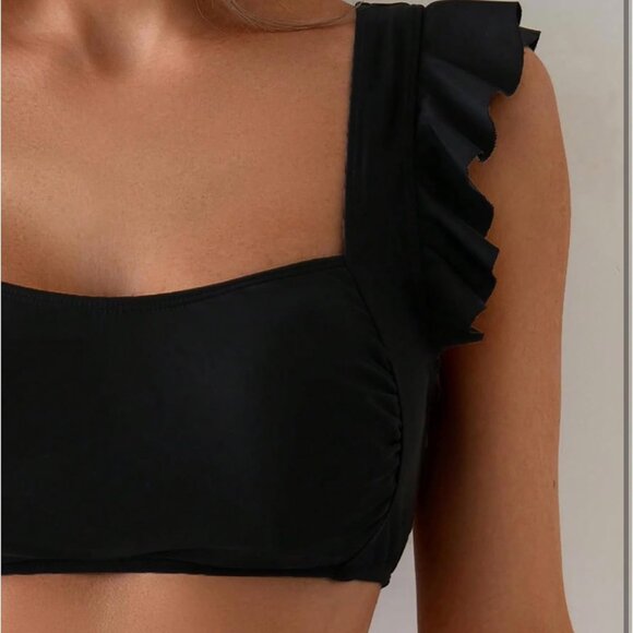 Bikini Sets for Women Ruffle High Waisted Bathing Suit Summer Two Piece - Picture 2 of 5